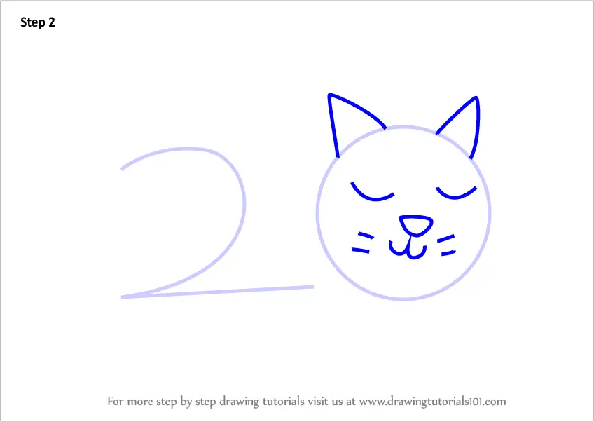 how-to-draw-Cat-using-Number-20-step-2.png